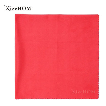 XizeHOM  (40*40cm/2pcs) Large Microfiber Cleaning Cloth for All Eyeglasses, Glasses, Camera Lenses ，screen(5 color)