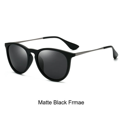 Psacss NEW Classic Round Polarized Sunglasses Men Women Vintage High Quality Brand Designer Male Fashion Retro Sun Glasses UV400