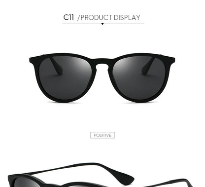 Psacss NEW Classic Round Polarized Sunglasses Men Women Vintage High Quality Brand Designer Male Fashion Retro Sun Glasses UV400