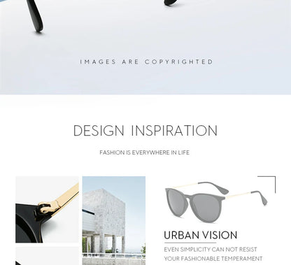 Psacss NEW Classic Round Polarized Sunglasses Men Women Vintage High Quality Brand Designer Male Fashion Retro Sun Glasses UV400