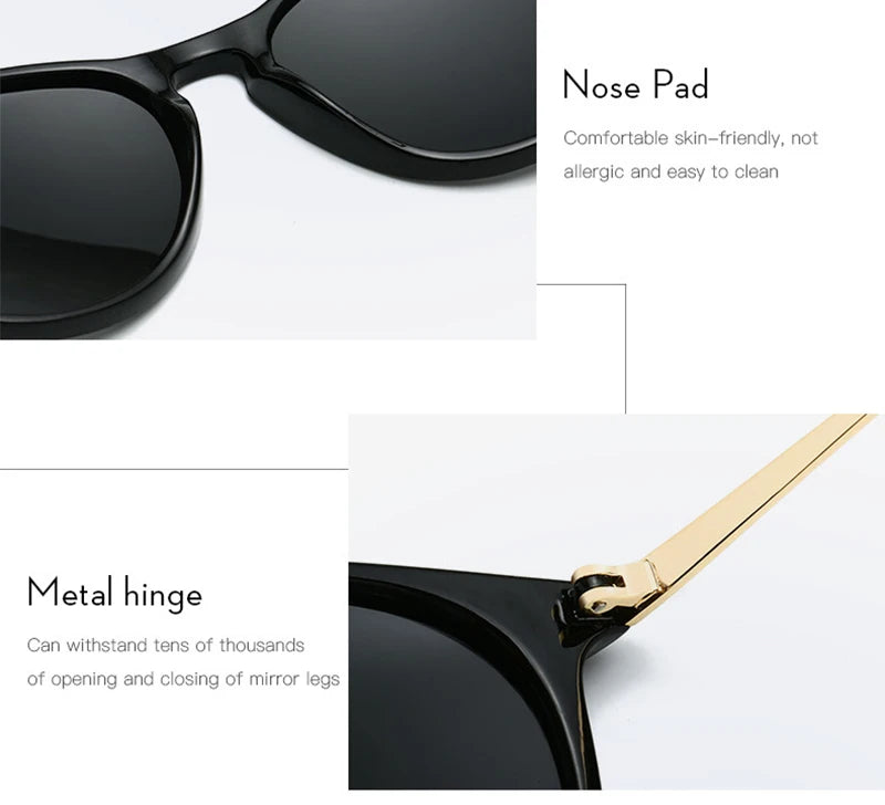 Psacss NEW Classic Round Polarized Sunglasses Men Women Vintage High Quality Brand Designer Male Fashion Retro Sun Glasses UV400