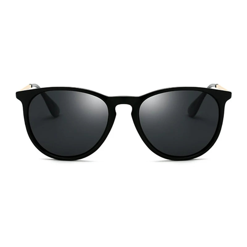 Psacss NEW Classic Round Polarized Sunglasses Men Women Vintage High Quality Brand Designer Male Fashion Retro Sun Glasses UV400
