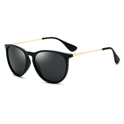 Psacss NEW Classic Round Polarized Sunglasses Men Women Vintage High Quality Brand Designer Male Fashion Retro Sun Glasses UV400
