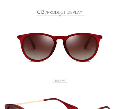 Psacss NEW Classic Round Polarized Sunglasses Men Women Vintage High Quality Brand Designer Male Fashion Retro Sun Glasses UV400