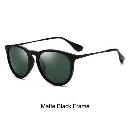 Psacss NEW Classic Round Polarized Sunglasses Men Women Vintage High Quality Brand Designer Male Fashion Retro Sun Glasses UV400