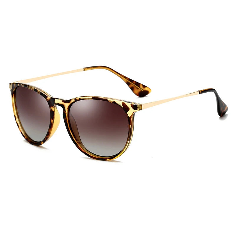 Psacss NEW Classic Round Polarized Sunglasses Men Women Vintage High Quality Brand Designer Male Fashion Retro Sun Glasses UV400
