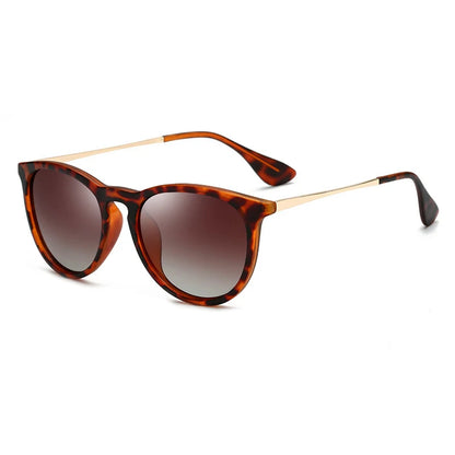 Psacss NEW Classic Round Polarized Sunglasses Men Women Vintage High Quality Brand Designer Male Fashion Retro Sun Glasses UV400