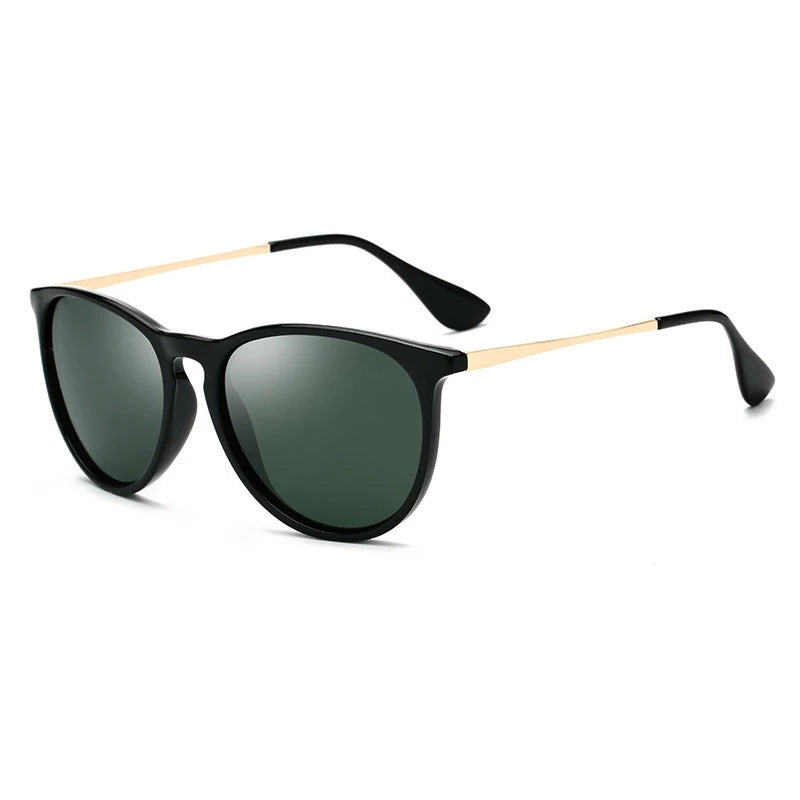 Psacss NEW Classic Round Polarized Sunglasses Men Women Vintage High Quality Brand Designer Male Fashion Retro Sun Glasses UV400