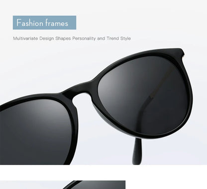 Psacss NEW Classic Round Polarized Sunglasses Men Women Vintage High Quality Brand Designer Male Fashion Retro Sun Glasses UV400