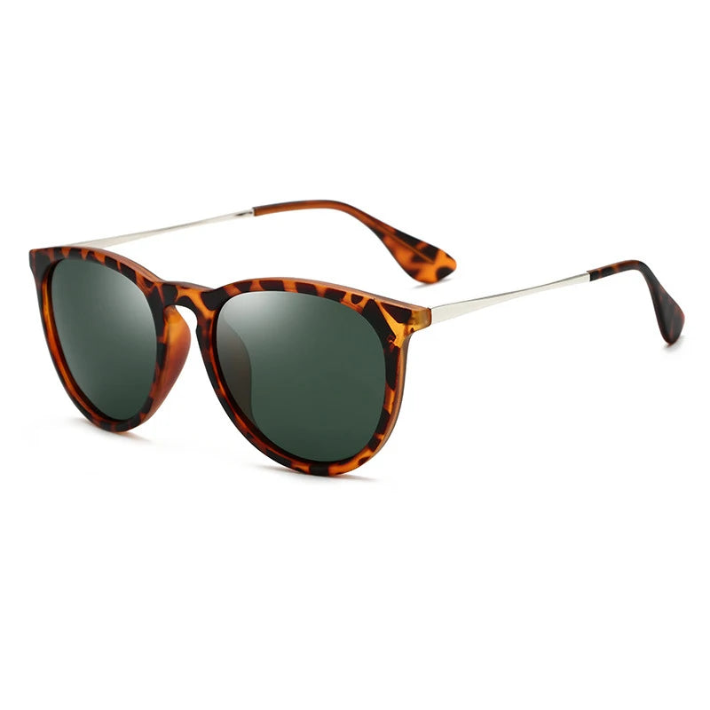 Psacss NEW Classic Round Polarized Sunglasses Men Women Vintage High Quality Brand Designer Male Fashion Retro Sun Glasses UV400