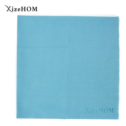 XizeHOM  (40*40cm/2pcs) Large Microfiber Cleaning Cloth for All Eyeglasses, Glasses, Camera Lenses ，screen(5 color)