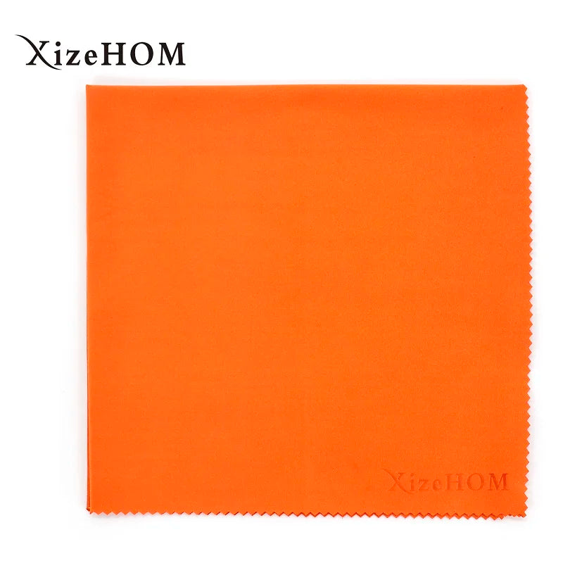 XizeHOM  (40*40cm/2pcs) Large Microfiber Cleaning Cloth for All Eyeglasses, Glasses, Camera Lenses ，screen(5 color)