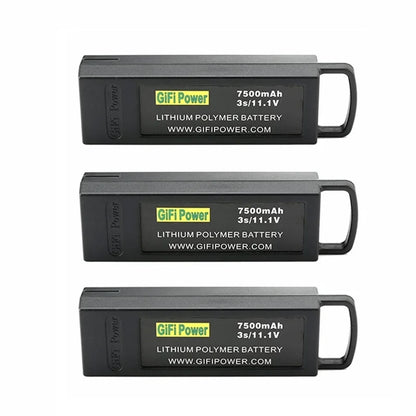 Batterie Lipo de vol pour importateur RC Yuneseats, mise à niveau GiFi 3S, Q500, Q500 +, Q500, 4K, Q500 + PRO, 11.1V, 7500mAh