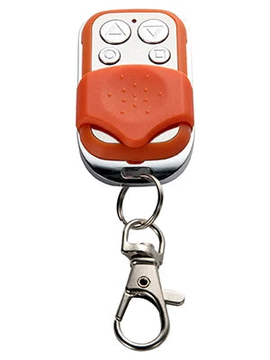 VEVOR Door Remote Control 4Button Garage Gate Door Opener Duplicator Clone Cloning Code Car Key Orange/Black Wireless Waterproof