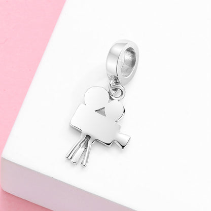 Original Movie Camera Dangle Charm 925 Sterling Silver Vintage Film Camera Penda