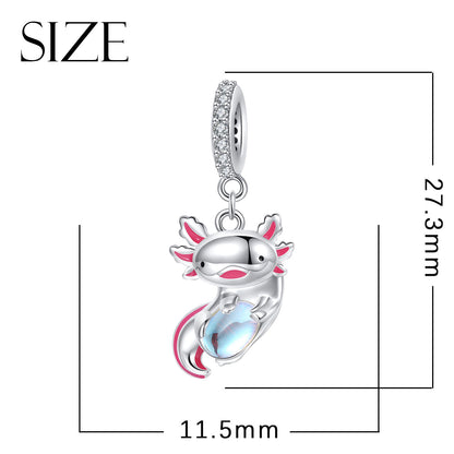 Charm Panda Argent 925 Émaillé - pour Bracelet DIY