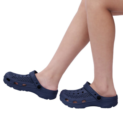 Bebealy Men Hole Clogs Slippers Men Garden Shoes For Men Arch Support Slides Summer Fashion Beach Slippers Non-slip EVA Slippers