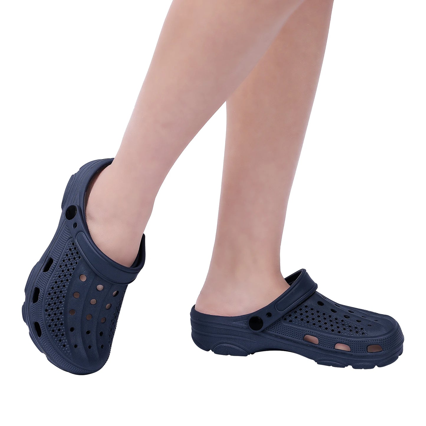 Bebealy Men Hole Clogs Slippers Men Garden Shoes For Men Arch Support Slides Summer Fashion Beach Slippers Non-slip EVA Slippers