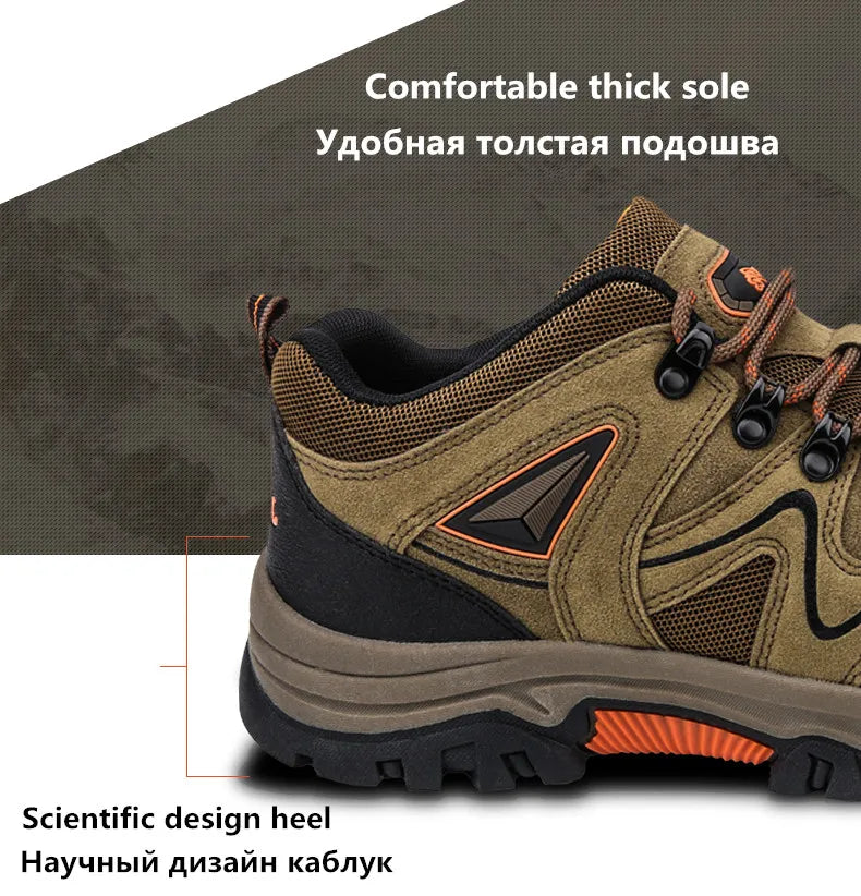 MIXIDELAI 2024 New Brand Spring Fashion Outdoors Sneakers Breathable Men's Shoes Mens Combat Desert Casual Shoes Plus Size 36-47