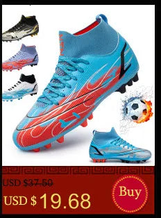 Kids Soccer Shoes FG/TF Football Boots Professional Cleats Grass Training Sport Footwear Boys Outdoor Futsal Soocer Boots 28-39