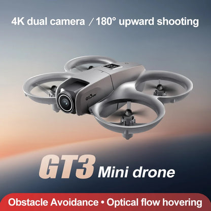 NOUVEAUX Drones GT3 GPS 8K Professionnel HD 180 °   Double caméra 5G WIFI moteurs sans balais évitement d'obstacles FPV jouets quadrirotor pliables