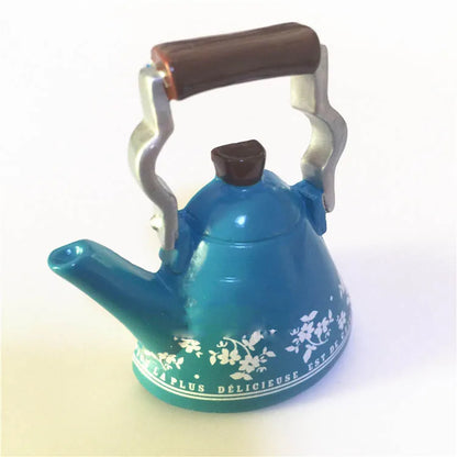 Kettle Teapot Style Refrigerator Magnetic 3D Stickers, Home Decoration, Food Fridge Magnets, Travel Souvenir Accessory