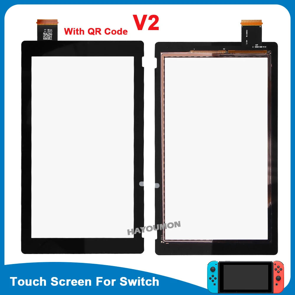 New For Switch Touch Screen V1 V2 Game Console Outer Glass Panel Digitizer Replacement NS Touch Screen Digitizer