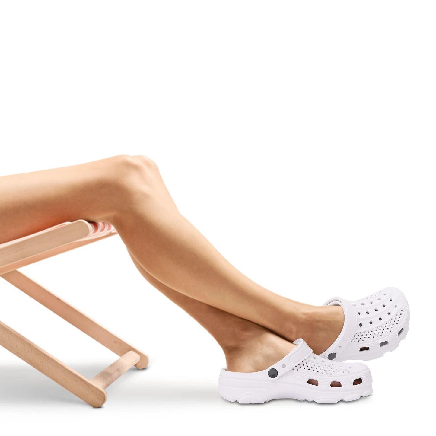 Bebealy Men Hole Clogs Slippers Men Garden Shoes For Men Arch Support Slides Summer Fashion Beach Slippers Non-slip EVA Slippers