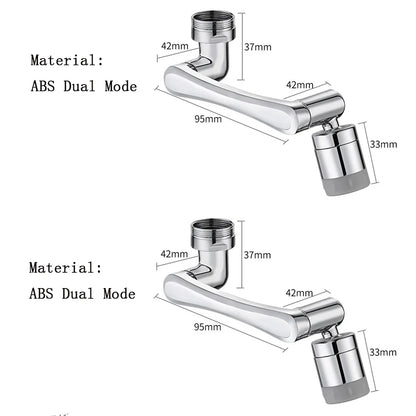 1080° Universal Rotation Faucet Extender Sprayer Head Kitchen Robot Arm Extension Faucets Mixer Aerator Bubbler Water Tap Nozzle
