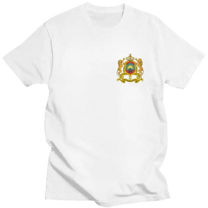 Custom Kingdom Of Morocco T Shirt Men Short-Sleeve Moroccan Patriotic T-shirt Streetwear Tee Tops Oversized Tshirt Gift