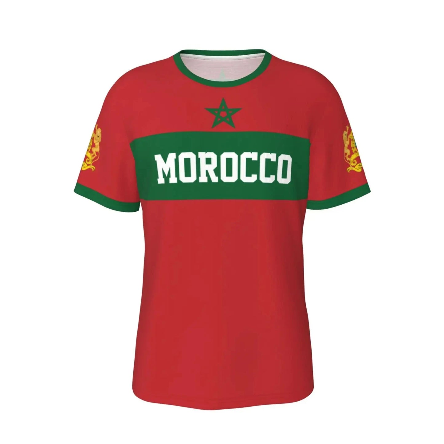 Morocco Flag National Emblem 3D Print T-Shirts Men Women Casual Fashion Oversized Short Sleeve T Shirt Man Tops Tees Clothing