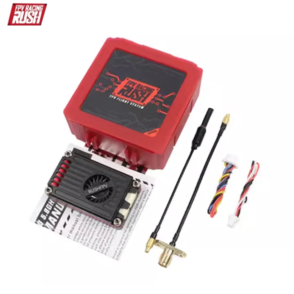 RUSHFPV Rush FPV MAX SOLO 5.8GHz 2.5W VTX transmetteur vidéo 48CH/37CH avec antenne pour Drones RC FPV longue portée à voilure fixe