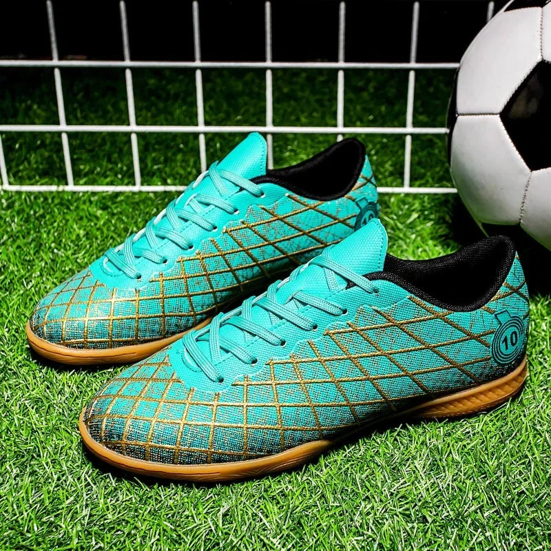 Football Boots Men Breathable Comfortable Indoor Long Spikes Outdoor Comfortable Soccer Shoes Ultralight Lightweight Top Quality