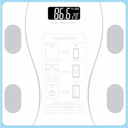 Weight Scale Body Fat Smart Bluetooth Electronic Scale Weighing Scale Home Health Scale Human Body Scale Smart Scale