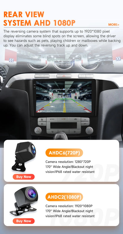 4G-LTE AI 2Din Android for Ford S Max S-MAX 2007-2015 Car Radio Multimedia Video Player Stereo Navigation GPS Carplay Autoradio