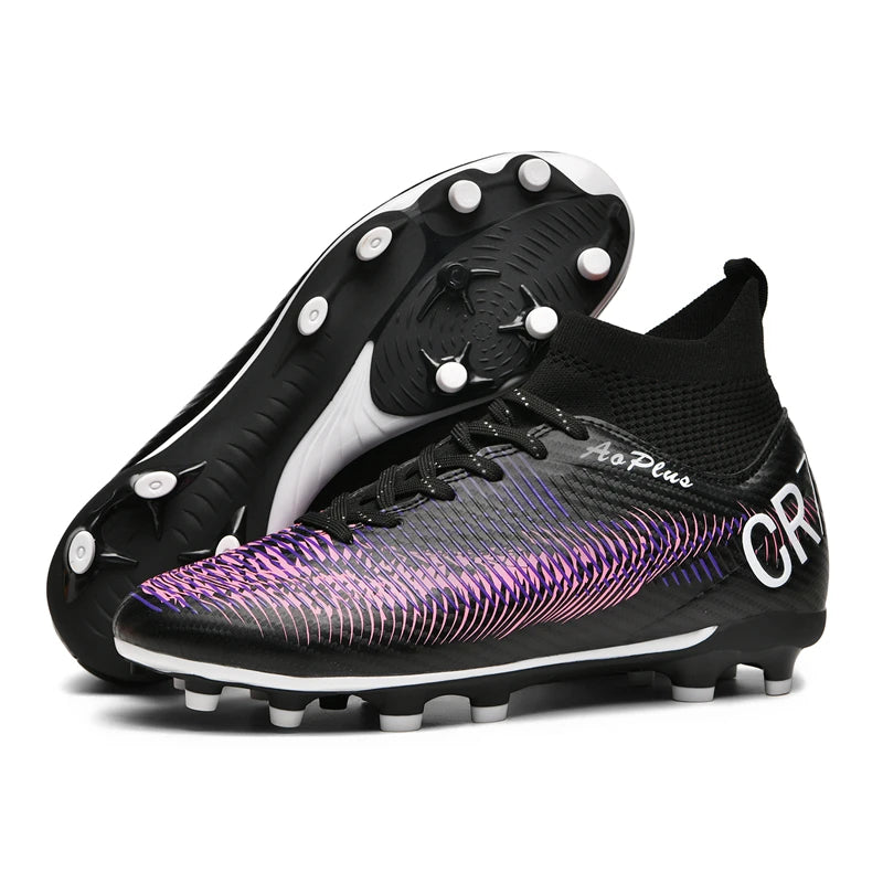 Men's Soccer Shoes Anti-slip TF/FG Football Boots Low-Top Non-Slip Sports Soccer Sneakers Breathable Outdoor Grass Soccer Boots