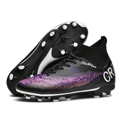 Men's Soccer Shoes Anti-slip TF/FG Football Boots Low-Top Non-Slip Sports Soccer Sneakers Breathable Outdoor Grass Soccer Boots