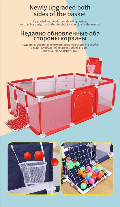 New Arrival Baby Playpen for Children Baby Playground for 6 months~6 Years Old Kids Ball Pit Playpen Indoor Baby Safety Fence