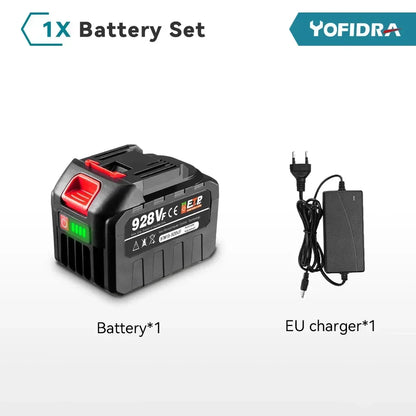 Yofidra batterie Li-Ion Rechargeable 7500 mAh-22500 mAh outil électrique haute capacité remplacer la batterie pour perceuse clé souffleur outil