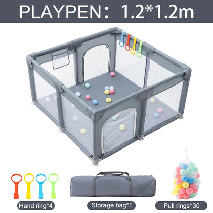 New Arrival Baby Playpen for Children Baby Playground for 6 months~6 Years Old Kids Ball Pit Playpen Indoor Baby Safety Fence