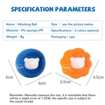 1/5/10PCS Laundry Ball Set Reusable Washing Machine Hair Removal Ball Cleans Lint Fuzz Pet Hair Clothing Household Products Home
