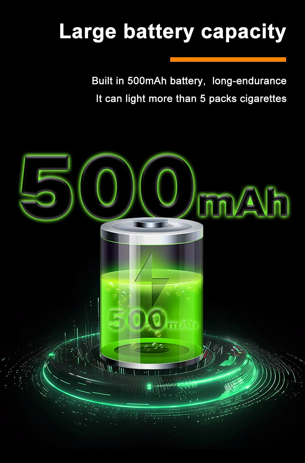 Type C Cool Lighters Fast Charging 500mA Windproof USB Rechargeable Electric Lighters Metal Outdoor Camping ARC Plasma Lighters