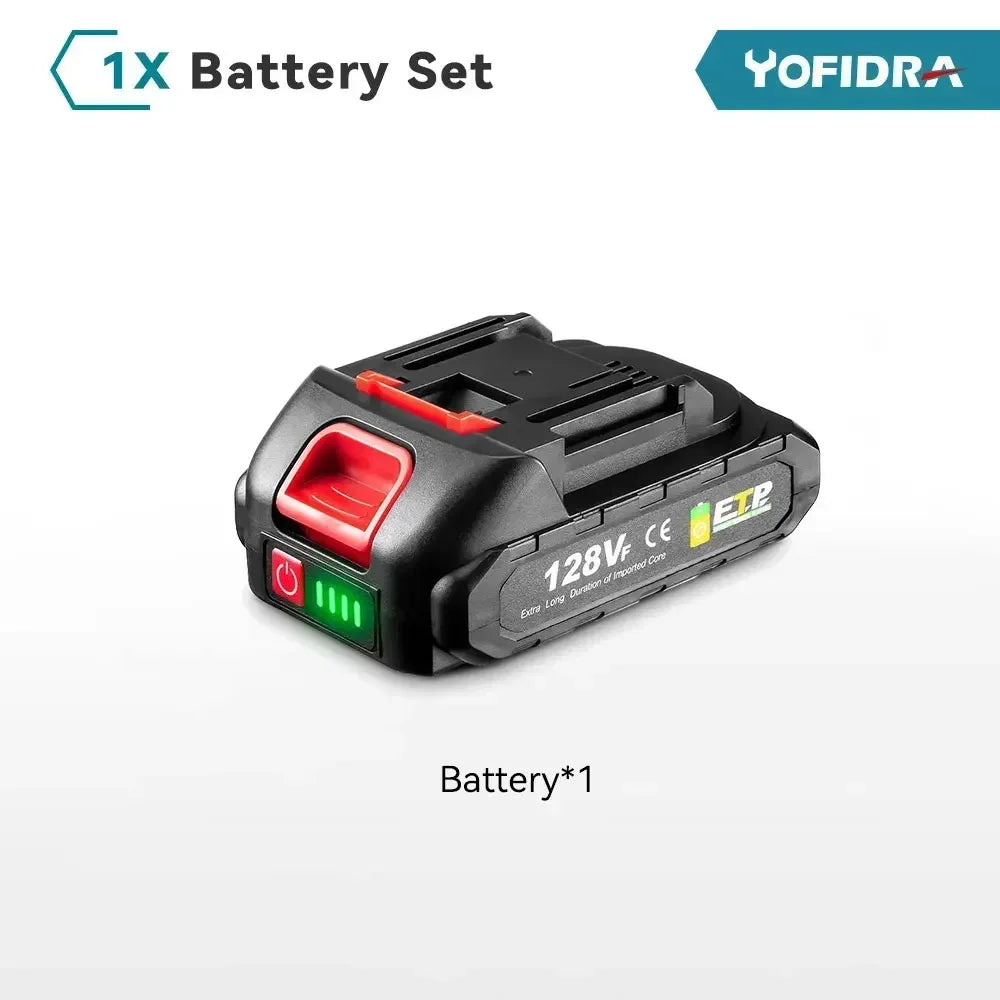 Yofidra batterie Li-Ion Rechargeable 7500 mAh-22500 mAh outil électrique haute capacité remplacer la batterie pour perceuse clé souffleur outil