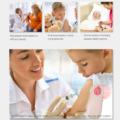 AiQUE détecteur de veineux Rechargeable sans fil médical Portable localisateur de veine Machine infirmière visionneuse d'injection aide dispositif de détection
