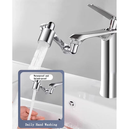 1080° Universal Rotation Faucet Extender Sprayer Head Kitchen Robot Arm Extension Faucets Mixer Aerator Bubbler Water Tap Nozzle