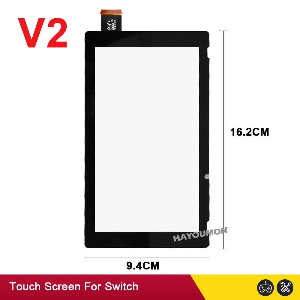 New For Switch Touch Screen V1 V2 Game Console Outer Glass Panel Digitizer Replacement NS Touch Screen Digitizer