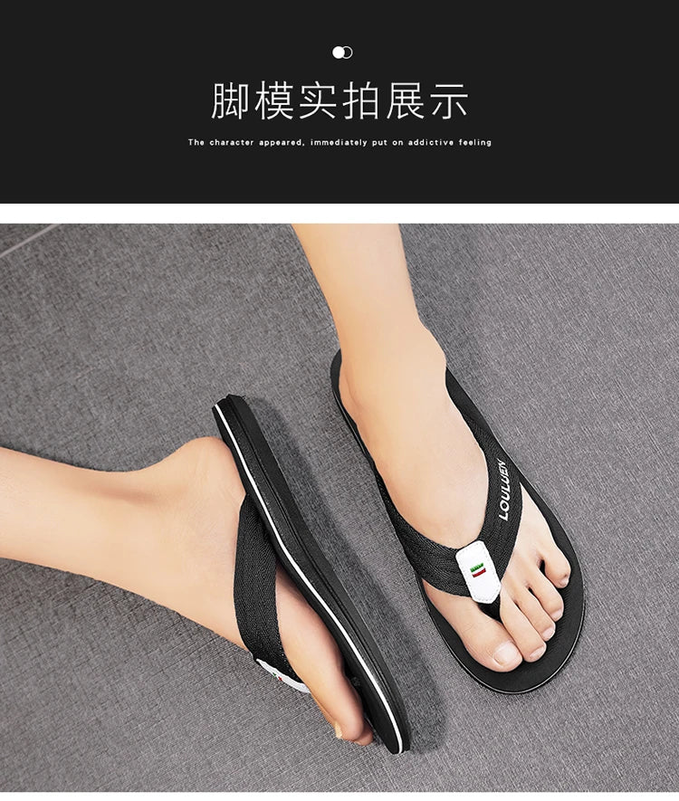 Hot Fashion Blue Massage Slippers Men Flip Flops Big Size 46 Casual Slides Men Non Slip Beach Indoor Slippers Men сланцы мужские