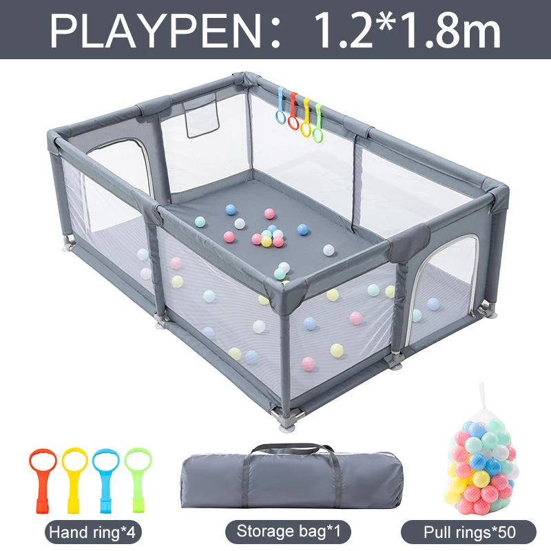 New Arrival Baby Playpen for Children Baby Playground for 6 months~6 Years Old Kids Ball Pit Playpen Indoor Baby Safety Fence