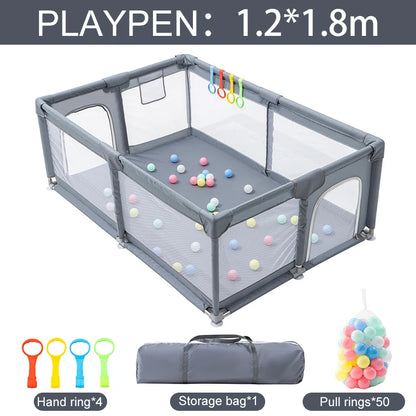New Arrival Baby Playpen for Children Baby Playground for 6 months~6 Years Old Kids Ball Pit Playpen Indoor Baby Safety Fence