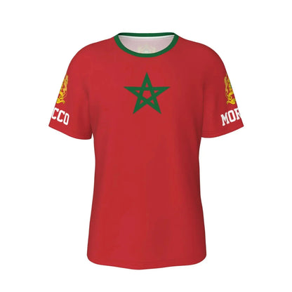 Morocco Flag National Emblem 3D Print T-Shirts Men Women Casual Fashion Oversized Short Sleeve T Shirt Man Tops Tees Clothing